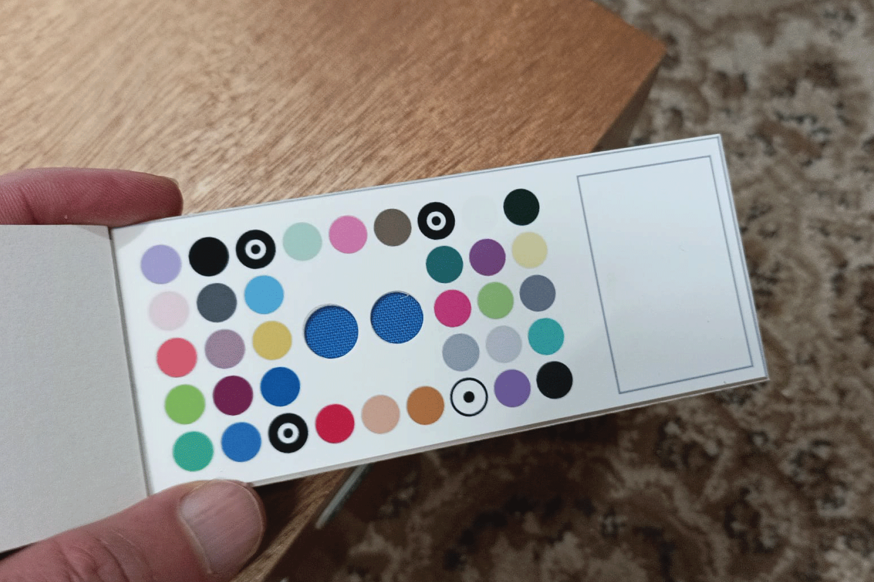 blue wool fade state